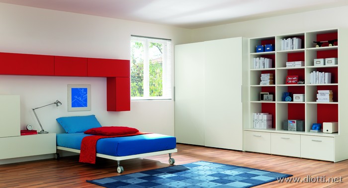 Sirius-cameretta-ragazzi-blu-rosso-libreria-big