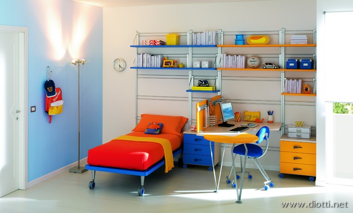 Sirius-cameretta-Moretti-acero-iris-giallo-libreria-big