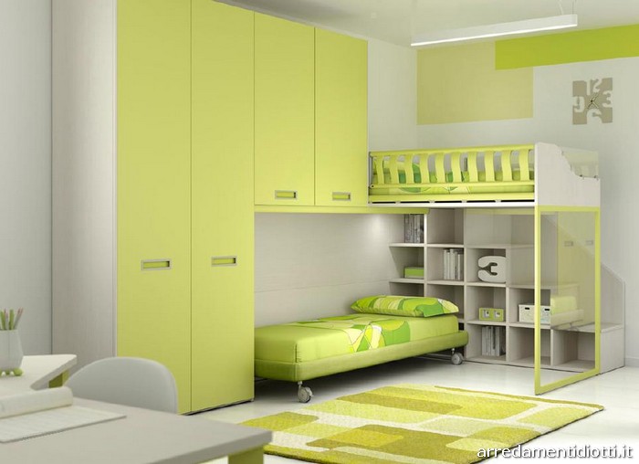 Camerette Verde Mela - Idee Per La Casa - Syafir.com Camerette Verde Mela - Idee Per La Casa - Syafir.com