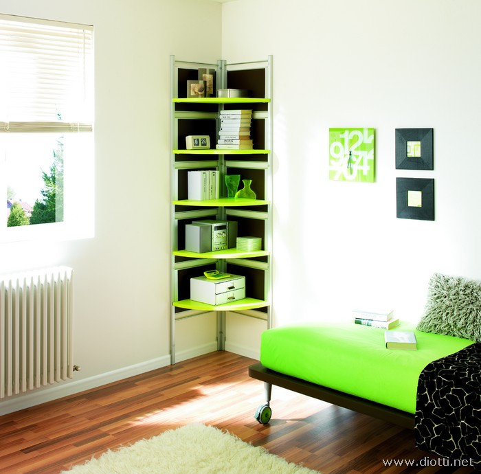 Sirius-cameretta-Moretti-verde-cedro-moka-scaffali-big