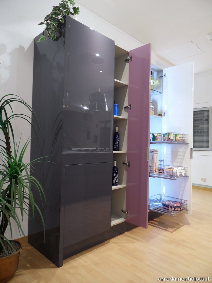 Cucina Di Design Domus Con Isola E Colonne Diotti A F Arredamenti