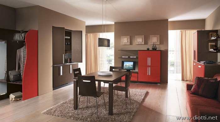 Furniture For Studio Apartment Diotti A F Italian Furniture And Interior Design