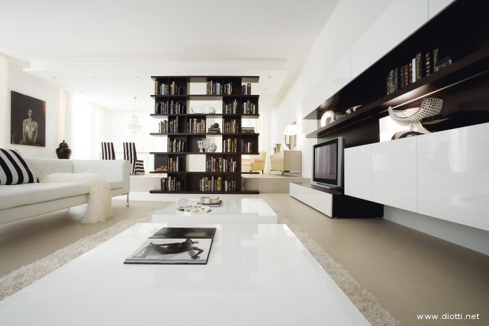 Libreria componibile charlotte diotti a&f arredamenti Librerie moderne in rovere