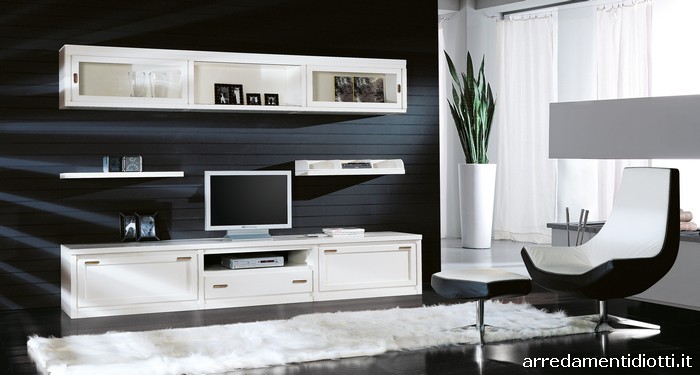 Arredamento soggiorno classico bianco ~ decora la tua vita Soggiorno classico bianco