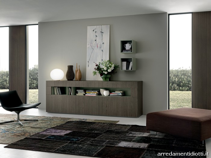 Metropolis credenza madia e porta tv diotti a&f arredamenti Vetrinetta o credenze per cucina