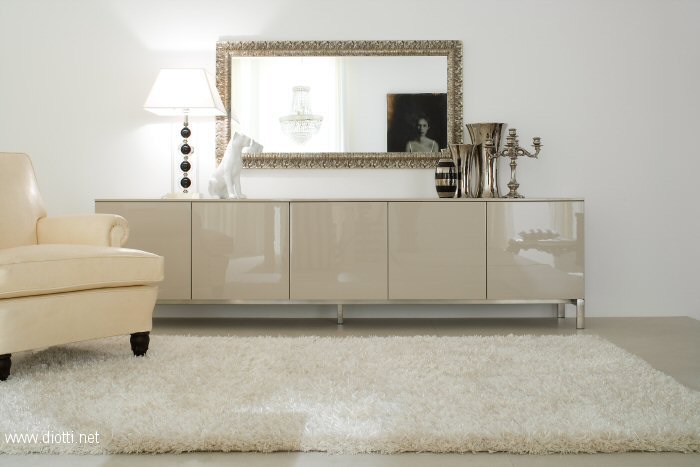 Landascape contenitori diotti a&f arredamenti Credenze laccate bianco