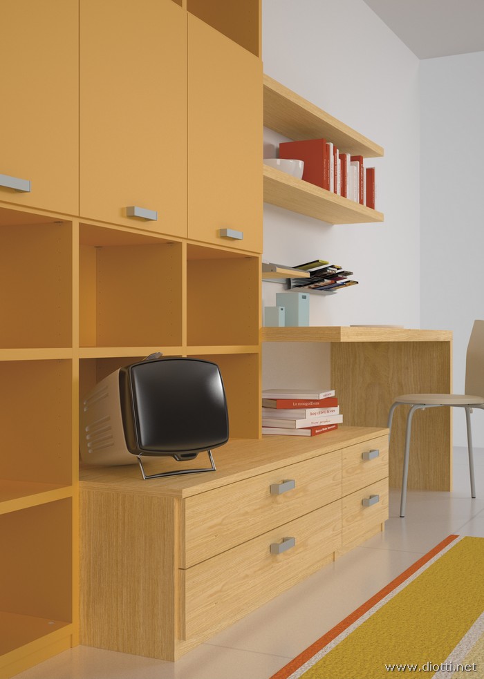 Young-cameretta-bambini-scrittoio-libreria-cassettiera-big