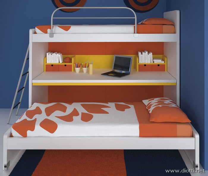 Young-cameretta-bambini-melaminico-bianco-letto-scorrevole-big