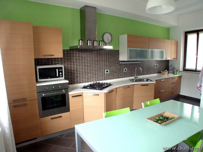 Sfera cucina rovere chiaro Cerro Maggiore 1