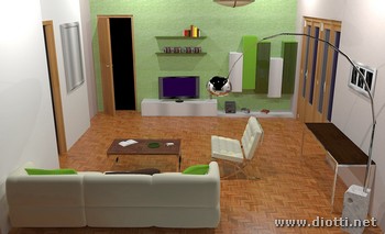 Arredamento interni interior design Monica Enrico Vigevano