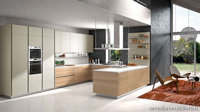 Orange cucina Snaidero Cucine design