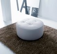 Pouff in pelle