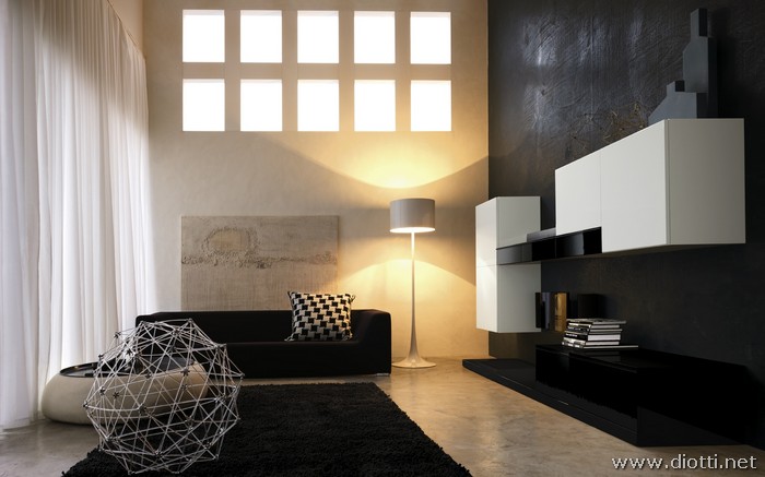 Day FS35 black white wall system