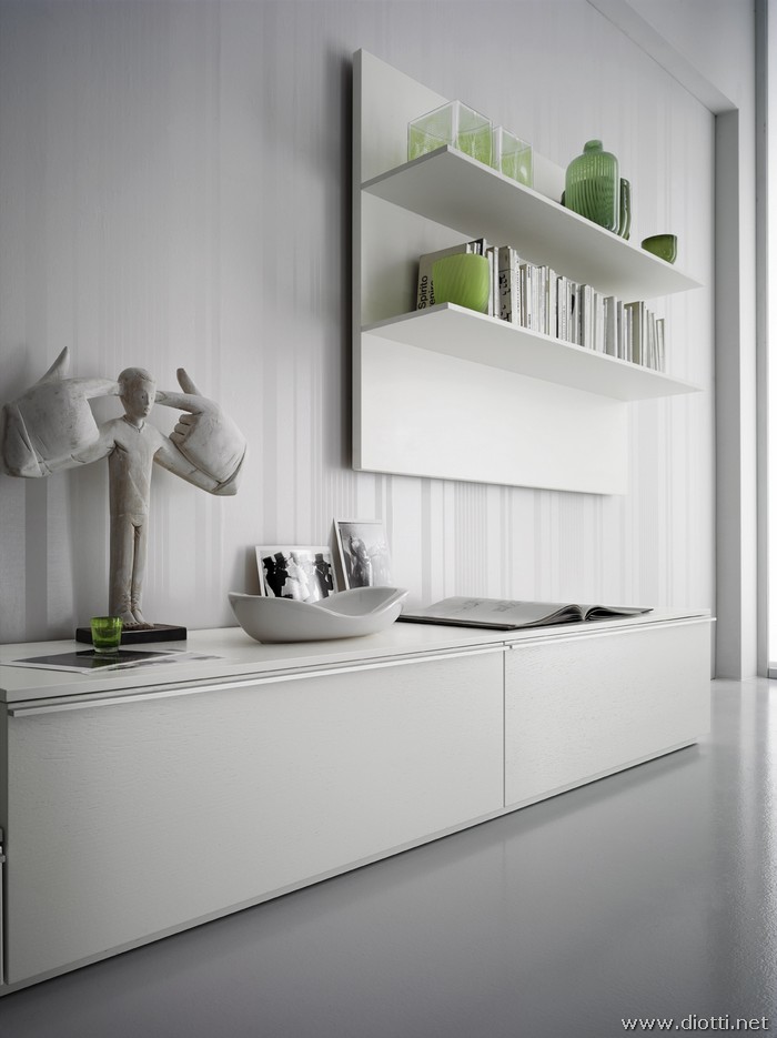 Day-wall system-modern shelves 