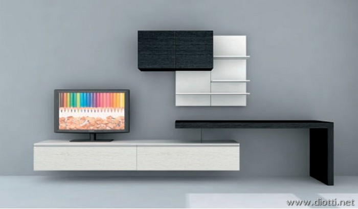 Day living room furniture PD28 black white
